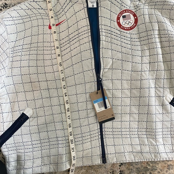 Women's Nike Olympic Team White Media Full-Zip Jacket NWT - Picture 3 of 9